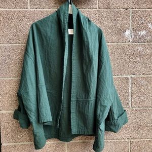 Atelier Delphine Kimono Jacket, Rainforest Green